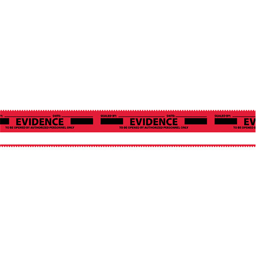 Lightning Powder Red Sealed Evidence Sealing Tape 1.375 x 108' SER - Tactical & Duty Gear